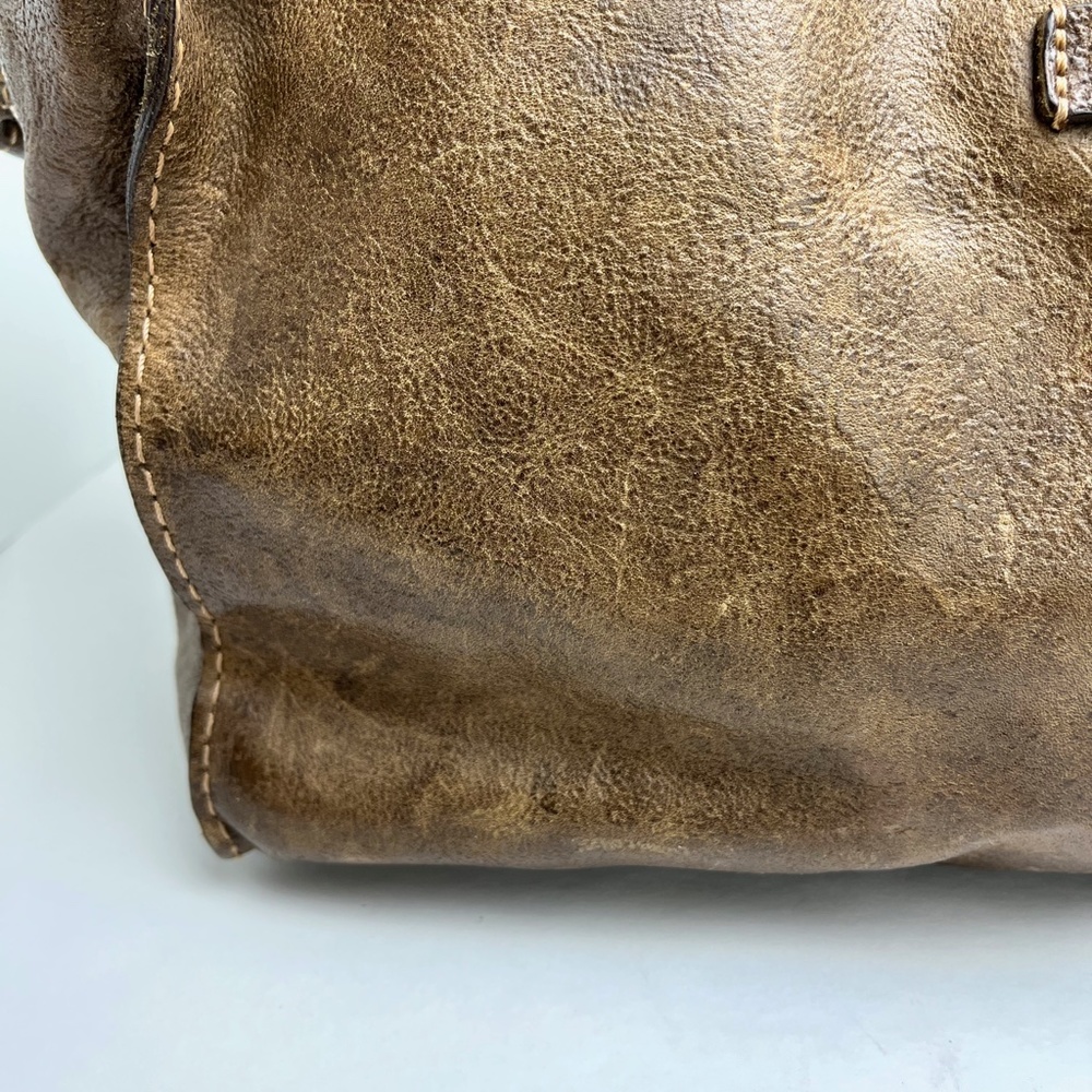 Frye Distressed Tan Leather Hobo Bag - Picture 16 of 16